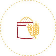 Hygienically Processed.  Intensive wheat cleaning and hygienic packaging.