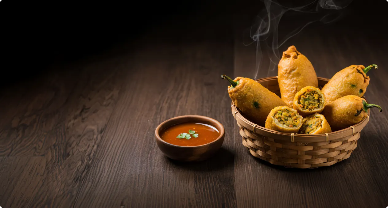 How to Make Spicy Mirchi Bhajiya Using King’s Oil