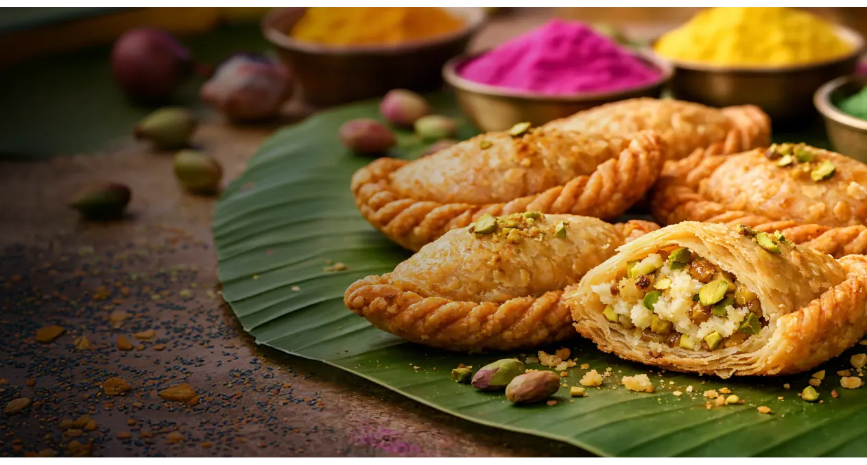 How to Make Crispy Mawa Gujiya Using King’s Oil