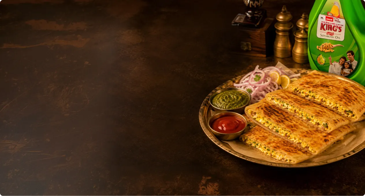 How to Make Scrumptious Mughlai Paratha Using King’s Soyabean Oil