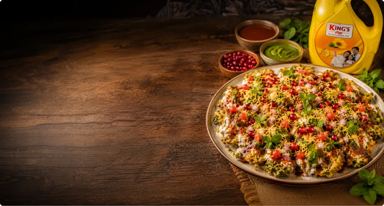 How to Make Chatpata Palak Chaat Using King’s Sunflower Oil