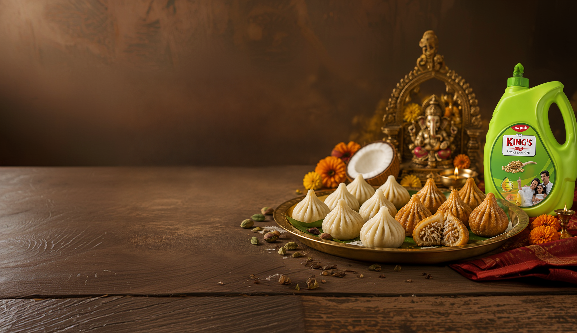 Ganesh Chaturthi Modak & Prasad Recipes Made with King's Soyabean Oil
