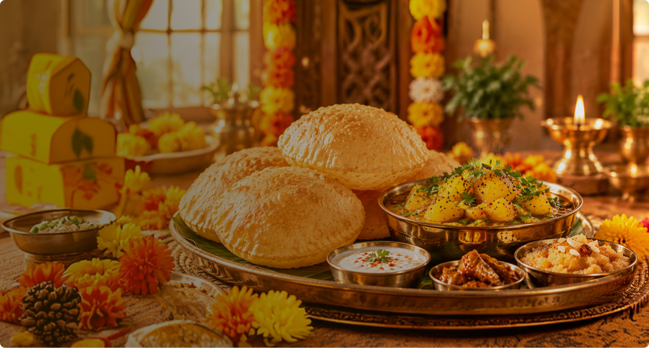 (Dussehra Special 2026) Har Tyohar Ki Pehli Pasand: Crispy Puri and Aloo Sabzi Recipe with King's Sunflower Oil