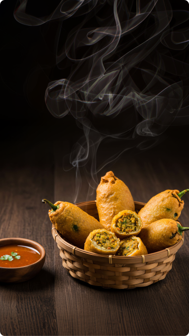 How to Make Spicy Mirchi Bhajiya Using King’s Oil