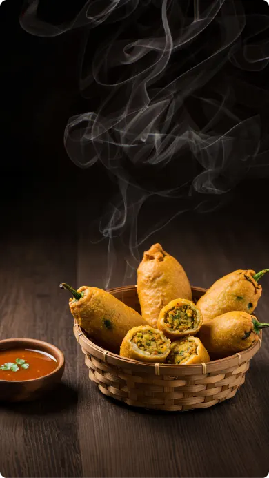 How to Make Spicy Mirchi Bhajiya Using King’s Oil