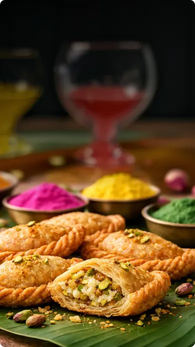 How to Make Crispy Mawa Gujiya Using King’s Oil