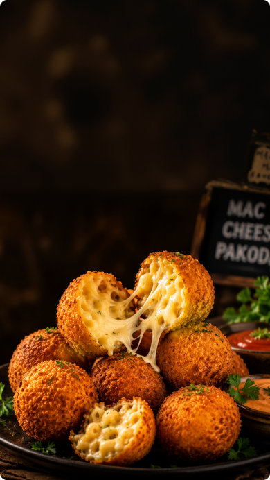 How to Make Instant Mac & Cheese Pakoda Using King’s Sunflower Oil