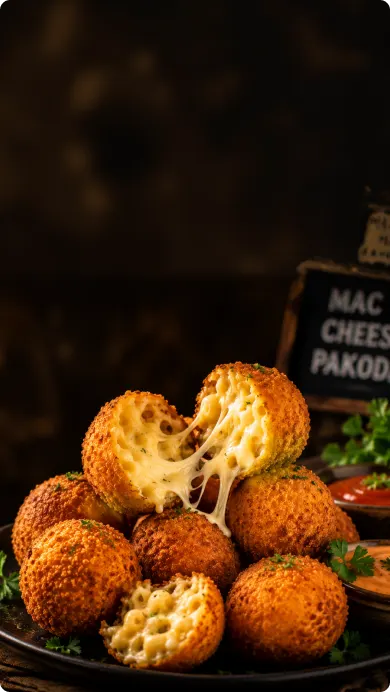How to Make Instant Mac & Cheese Pakoda Using King’s Sunflower Oil