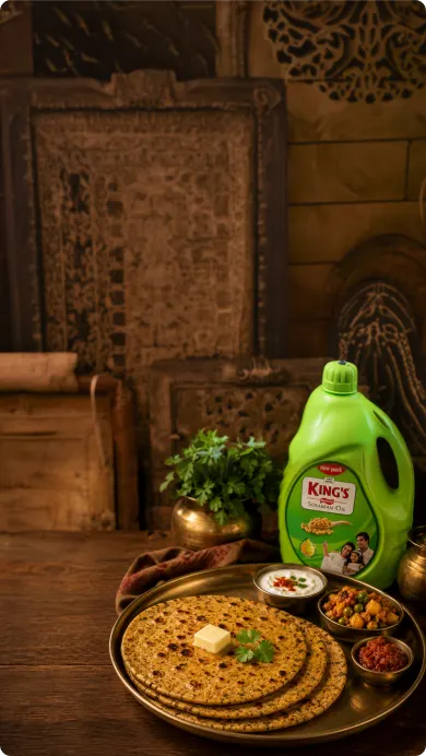 How to Make Tasty Missi Roti Using King’s Soyabean Oil