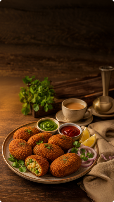 Veg Cutlet Recipe Using Kings Rice Bran Oil