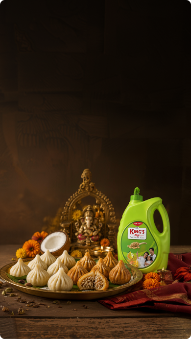 Ganesh Chaturthi Modak & Prasad Recipes Made with King's Soyabean Oil