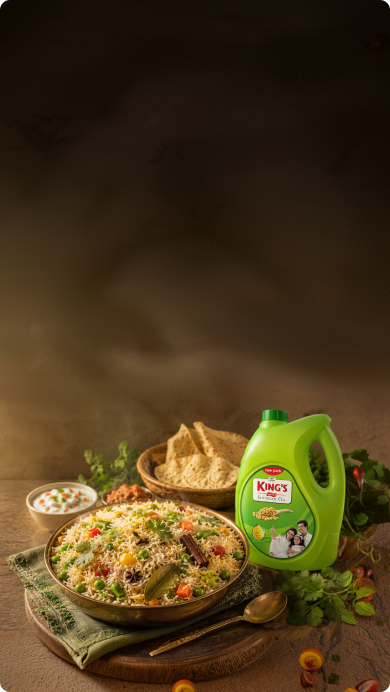 Vegetable Pulao Recipe with King's Soyabean Oil