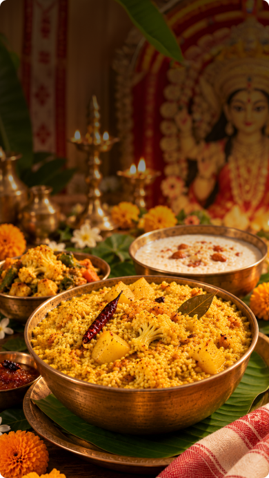 Durga Puja Bhog Special: Authentic Bengali Khichuri Recipe with King's Mustard Oil Tadka