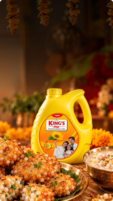 Navratri Vrat Special 2026: Crispy Sabudana Vada Recipe with King's Sunflower Oil