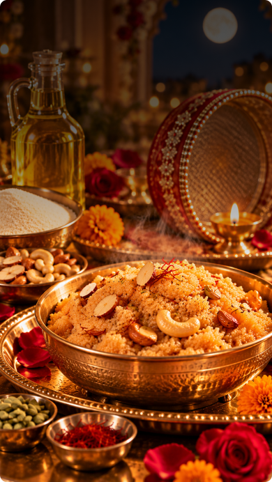 Karwa Chauth Special 2026: Suji Ka Halwa (Bhog Prasad) Recipe with King's Soyabean Oil