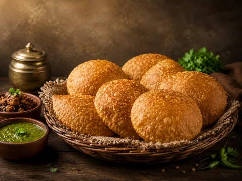 How to Make Crispy Kachori Using Rice Bran Oil