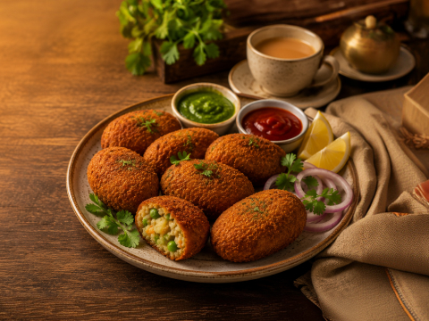 Veg Cutlet Recipe Using Kings Rice Bran Oil