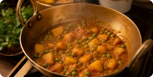 Simmer the Sabzi