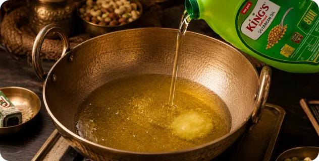 Cooking with Kings edible oil