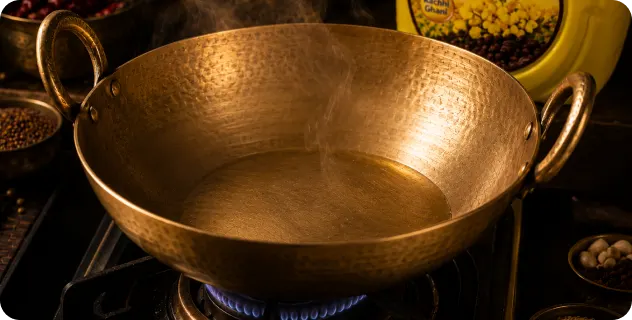 Heat the Mustard Oil