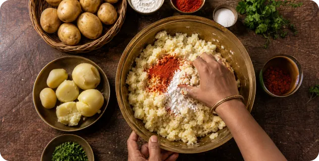 Prepare the Potato Mixture