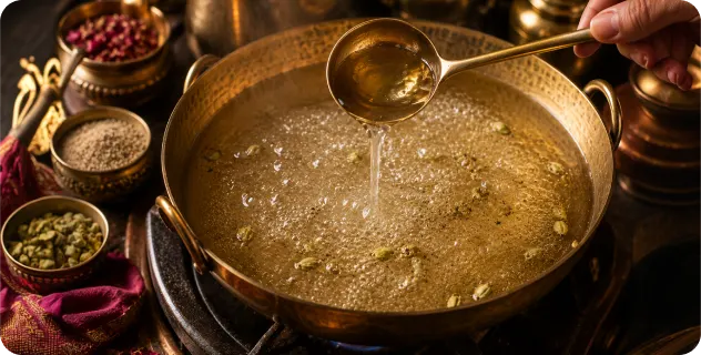 Prepare the Sugar Syrup