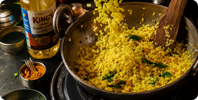 Add and Mix the Poha
