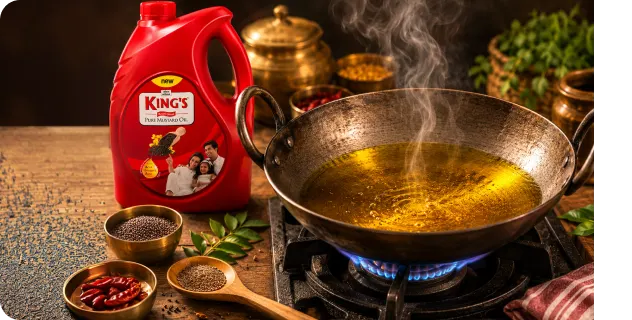 Heat the Mustard Oil