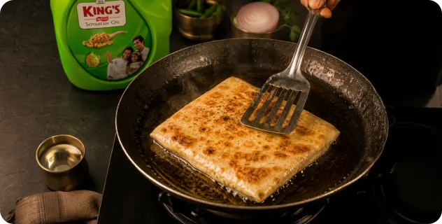 Fry the Paratha