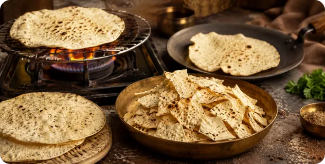 Prepare the Papad
