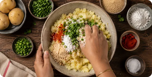 Prepare the Potato Mixture