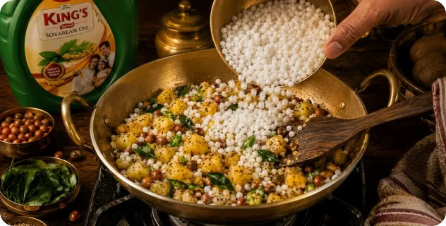 Add Sabudana