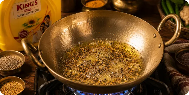 Prepare the Tempering (Tadka)