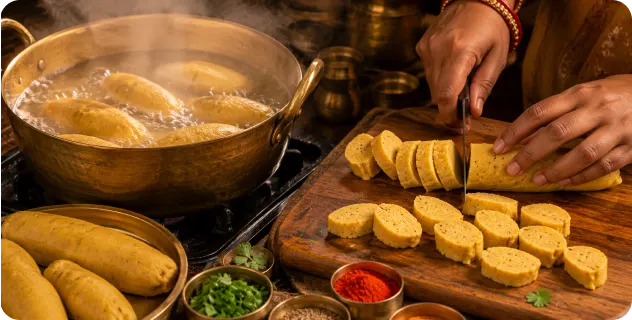 Cook the Chakki Dumplings