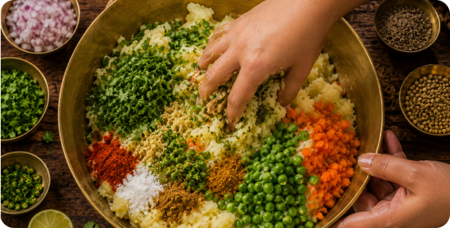 Prepare the Vegetable Mixture